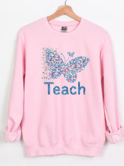 Women's Butterfly Oversized Sweatshirt
