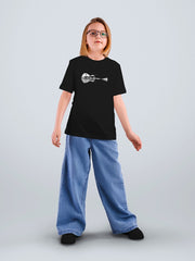 KIDS Crew Neck T Shirt - Nature Guitar