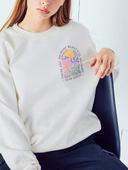Regular Fit Sweatshirt | To Be Happy