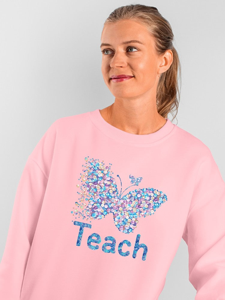 Butterfly Oversized Sweatshirt