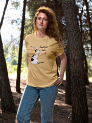Women's Supima T-shirt - Meme Cat Watercolor