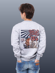 Regular Fit Sweatshirt - Geometric Penguin