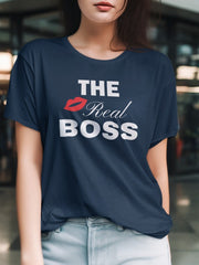 Women's Supima T-shirt - The Real Boss