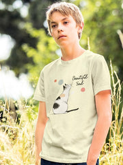 Kid's Unisex T Shirt - Meme Cat