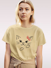 Women's Baby Cat Supima Cotton T-shirt