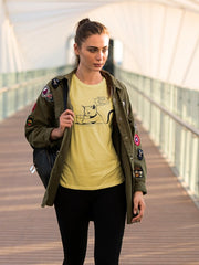 Women's Funny Cat Supima Cotton T-shirt