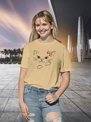 Women's Baby Cat Supima Cotton T-shirt