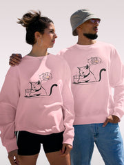 Funny Cat Oversized Sweatshirt | To Do or Not To Do