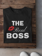 Women's Funny T Shirt - The Real Boss