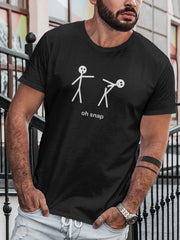Men's Funny Supima T-shirt - Oh Snap