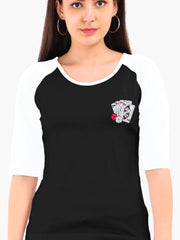 Women's Raglan T-Shirt | Card and Dice