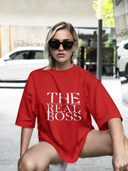 Women's Oversized Classic T-Shirt | The Real Boss