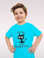 KIDS Funny Cat T Shirt