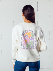 Regular Fit Sweatshirt | To Be Happy