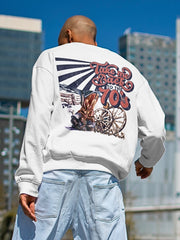 Regular Fit Sweatshirt - Geometric Penguin