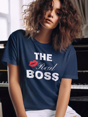 Women's Supima T-shirt - The Real Boss