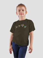 KIDS Unisex T Shirt - Flying Birds (White)
