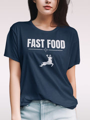 Women's Funny Fast Food Supima T-shirt