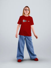 KIDS Crew Neck T Shirt - Nature Guitar