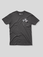 KIDS Crew Neck T Shirt - Animals in Pocket