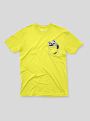 KIDS Crew Neck T Shirt - Animals in Pocket