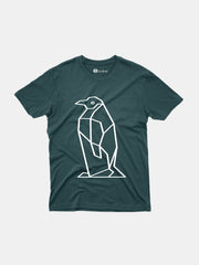KIDS Unisex T Shirt - Geometric Penguin