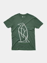KIDS Unisex T Shirt - Geometric Penguin
