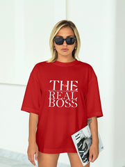 Women's Oversized Classic T-Shirt | The Real Boss