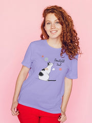 Women's Supima T-shirt - Meme Cat Watercolor