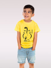 KIDS Funny Cat Crew Neck T Shirt
