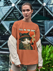 Women's Oversized Funny Tee - Call Me The Don