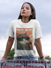 Women's Oversized Funny Tee - Call Me The Don