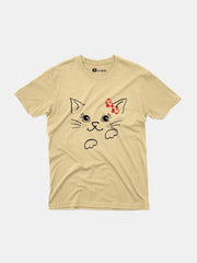 Kids Baby Cat Face T Shirt