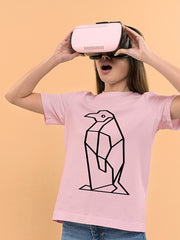 KIDS Geometric Penguin T- Shirt