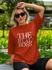 Women's Oversized Classic T-Shirt | The Real Boss