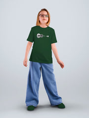 KIDS Crew Neck T Shirt - Nature Guitar