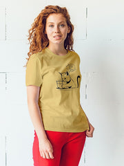 Women's Funny Cat Supima Cotton T-shirt