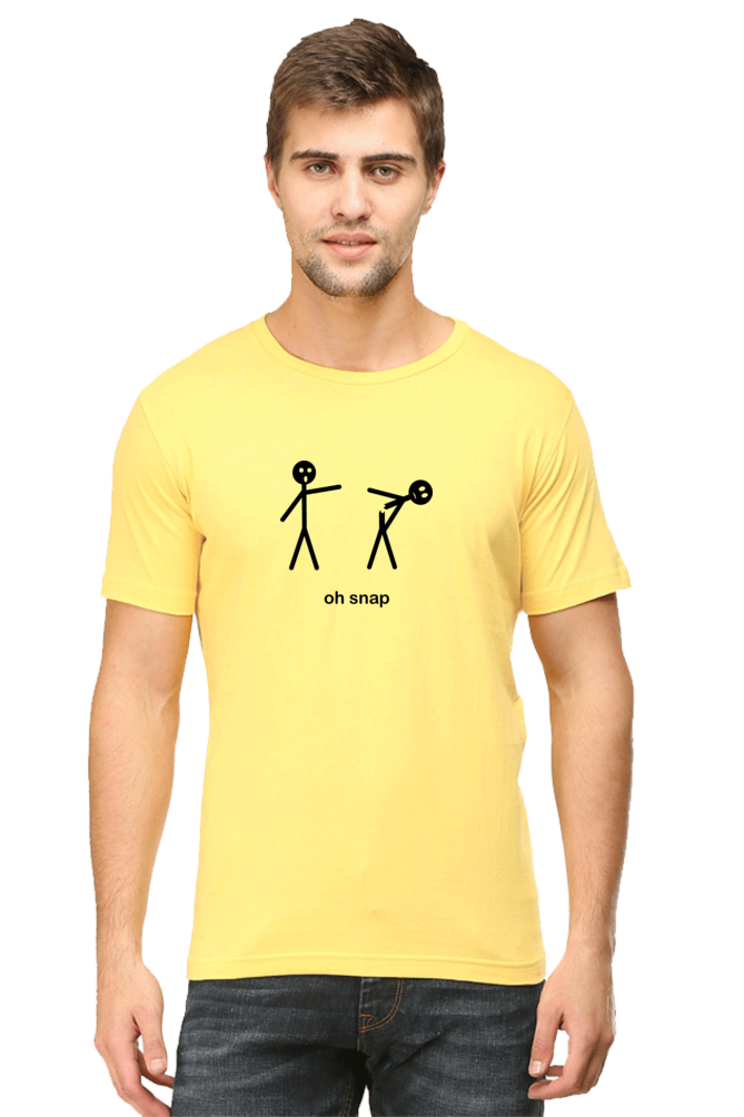 Women's Yellow Funny T-Shirt - Oh Snap