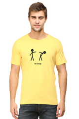 Women's Yellow Funny T-Shirt - Oh Snap