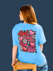 Women's Oversized Classic Tee | God Says You are Strong