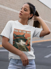 Women's Oversized Funny Tee - Call Me The Don
