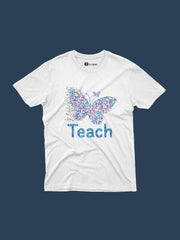 KIDS Unisex Butterfly T Shirt - Teach