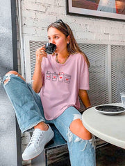 Women's Oversized Classic T-Shirt | Valentine Coffee