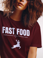 Women's Funny Fast Food Supima T-shirt