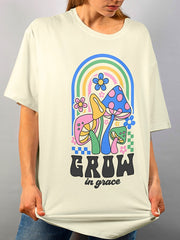 Women's Oversized Classic T-Shirt | Grow In Grace
