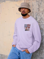 Regular Fit Sweatshirt - Geometric Penguin