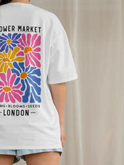 Women's Oversized Classic Tee | Flower Market London