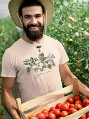 Men's T-Shirt - Baby Plants Growing