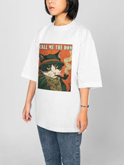 Women's Oversized Funny Tee - Call Me The Don