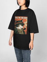 Women's Oversized Funny Tee - Call Me The Don